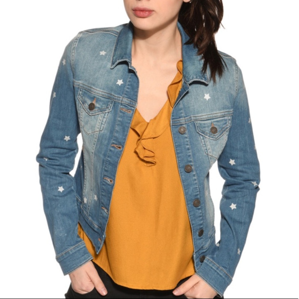 NWT Mavi denim jacket with stars